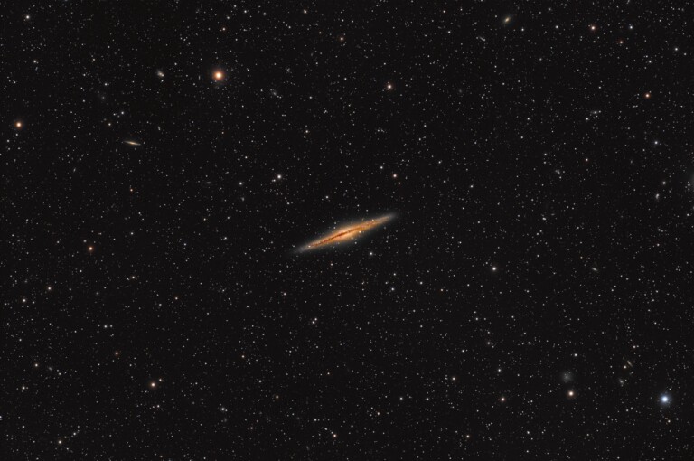 NGC891 The Silver Sliver Galaxy
