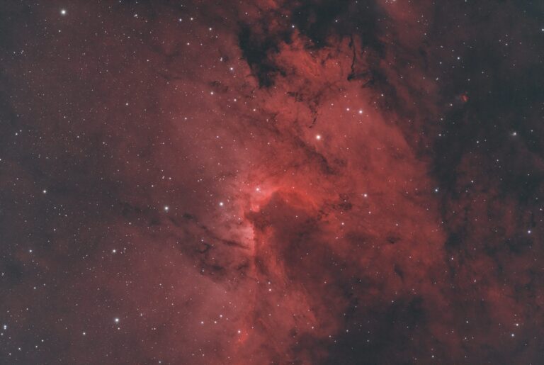 SH2-155 Cave Nebula in Bicolor