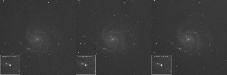Supernova SN 2023ixf, evoluzione