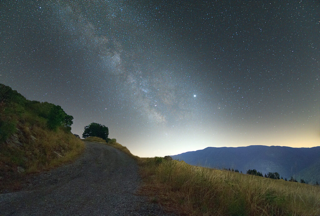 La Via Lattea sulla montagna pistoiese