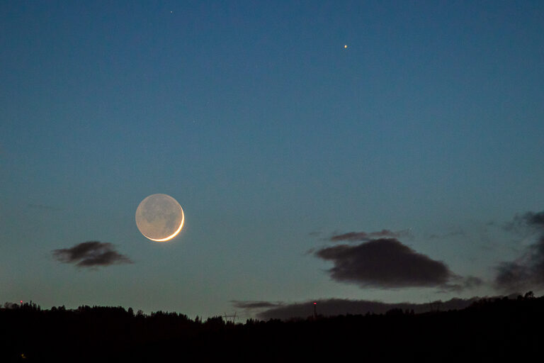 Congiunzione Luna Mercurio del 13 maggio