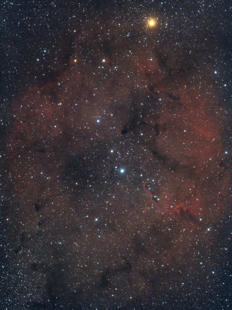 Largo campo sulla "nebulosa proboscide"