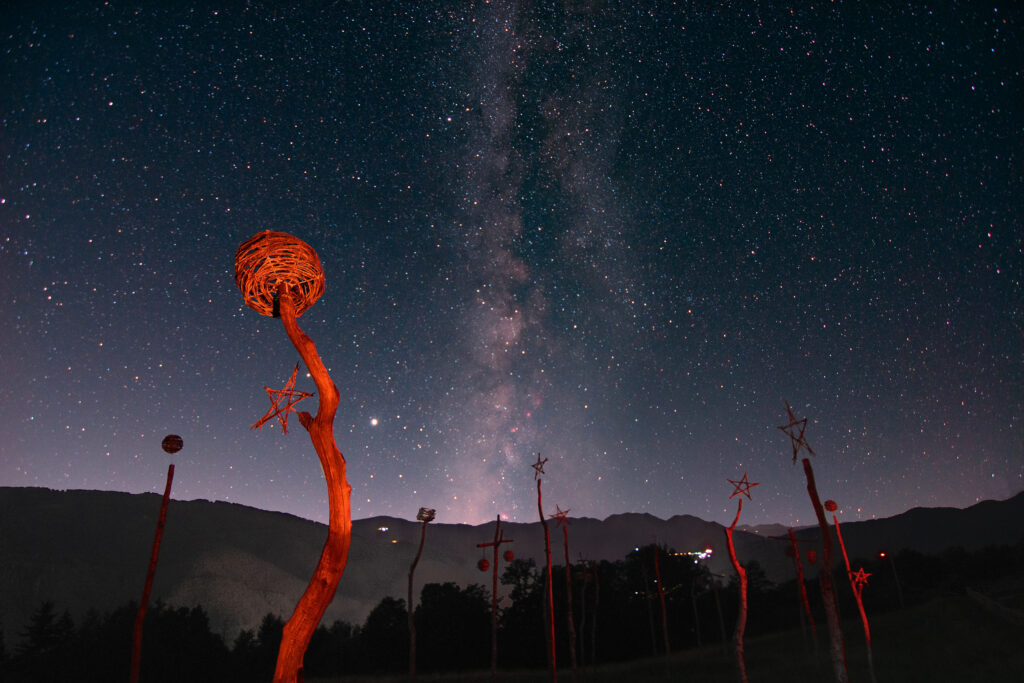 La Via Lattea dal "Campo delle Stelle" di San Marcello Pistoiese