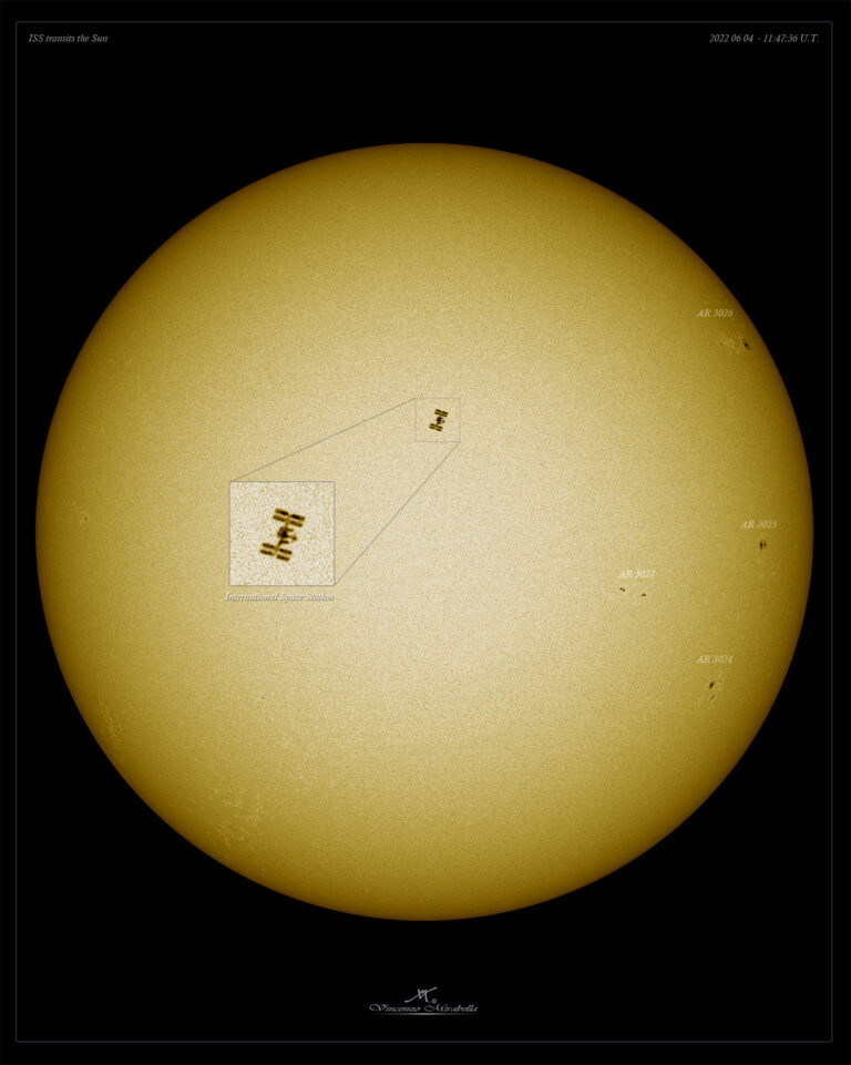 Transito solare ISS