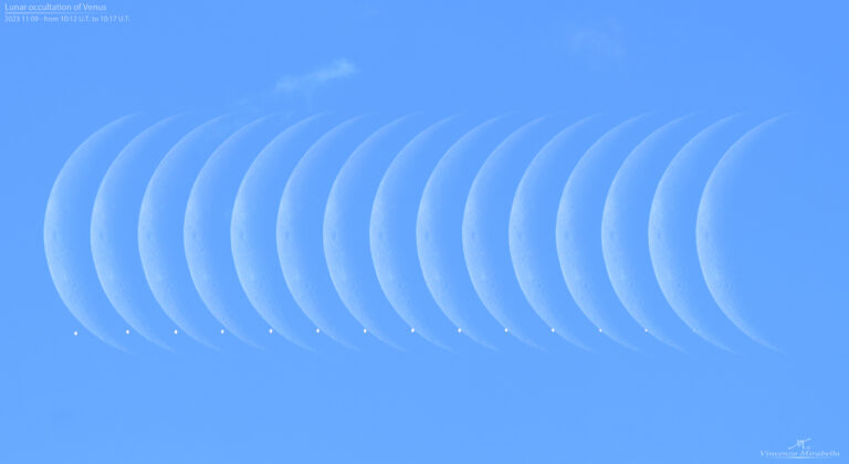 Sequenza dell’occultazione di Venere