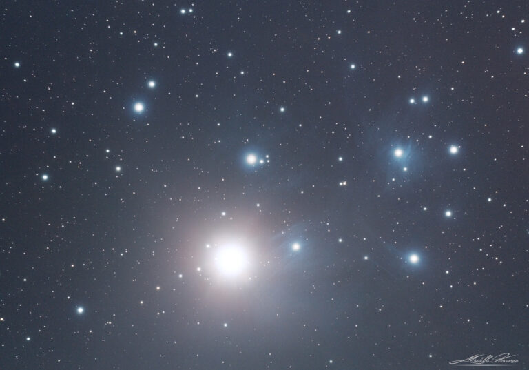 Congiunzione Venere-Pleiadi