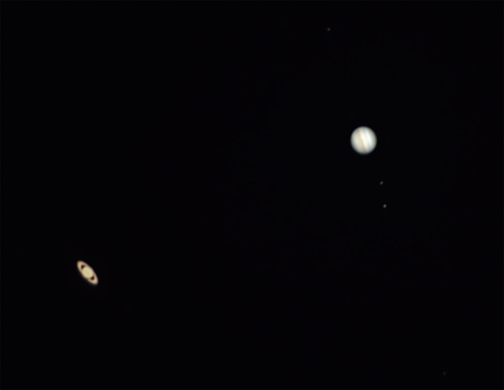 Congiunzione planetaria Giove_Saturno