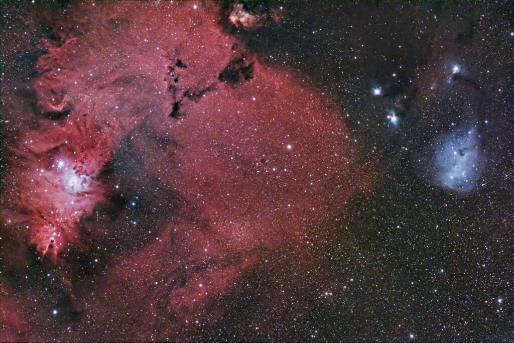 Nebulose cono, Albero di Natale e di Dreyer