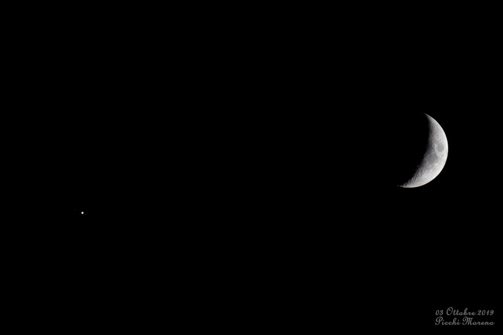 Congiunzione Luna-Giove