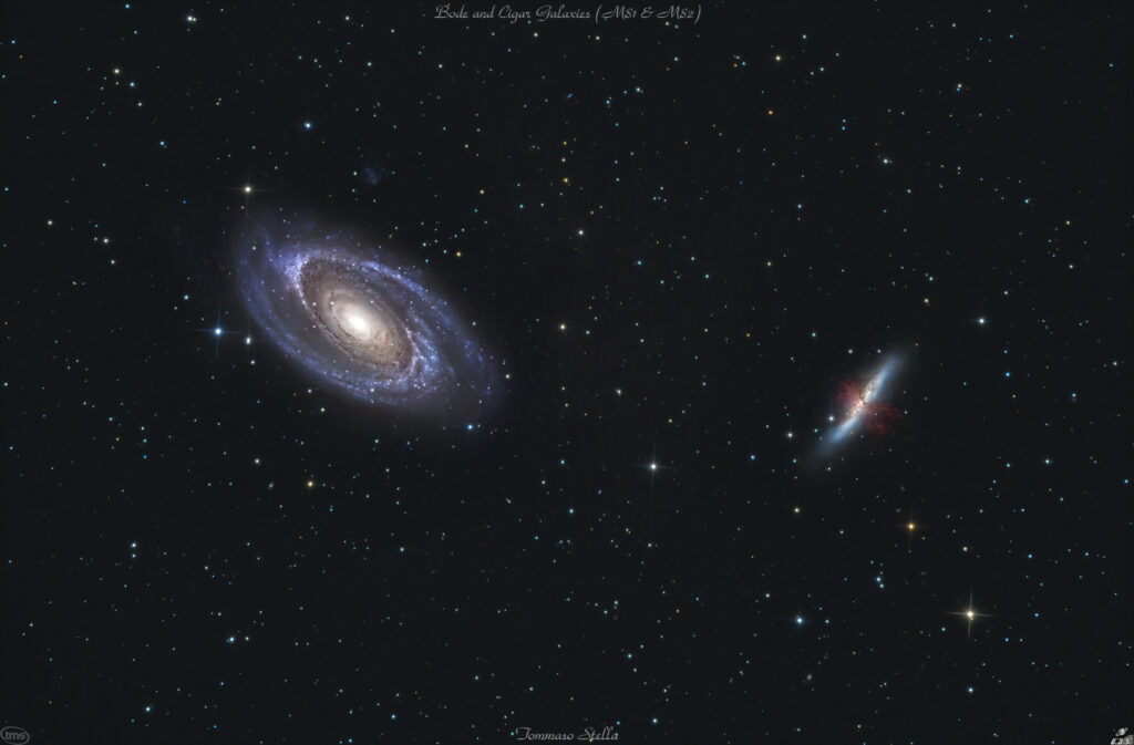 Galassie di Bode e Sigaro (M81 e M82)