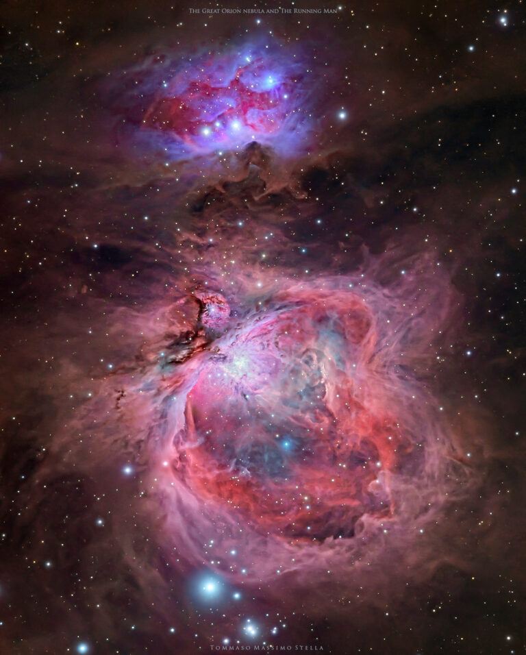The Great Orion nebula and The Running man