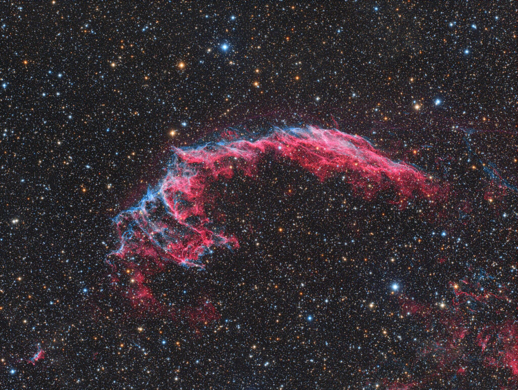 NGC 6992-5, Eastern Veil Nebula in Cygnus