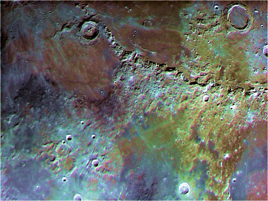 Mineral Moon – Montes Apenninus, Eratostenes, Archimedes, Sinus Aestum, Mare Vaporum