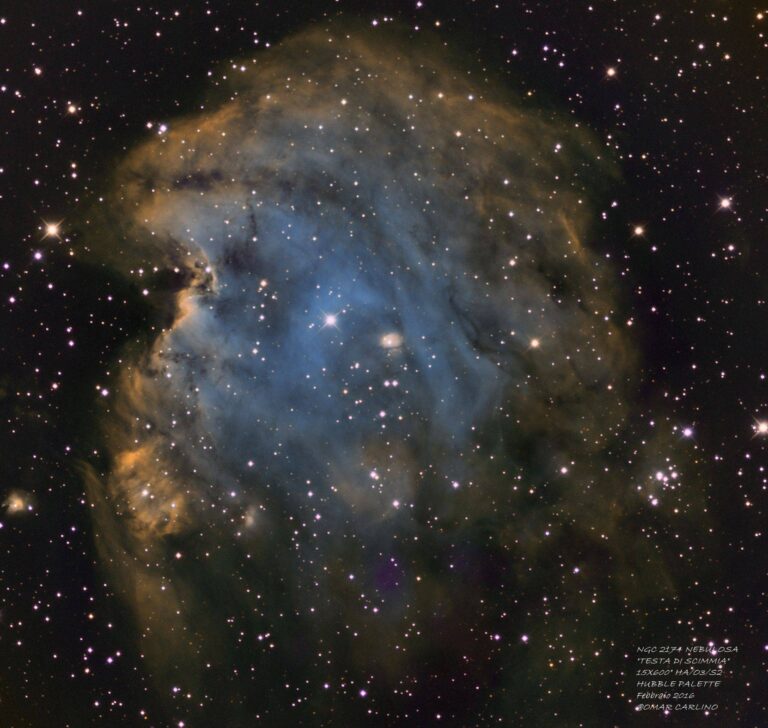 ngc 2174 nebula testa di scimmia