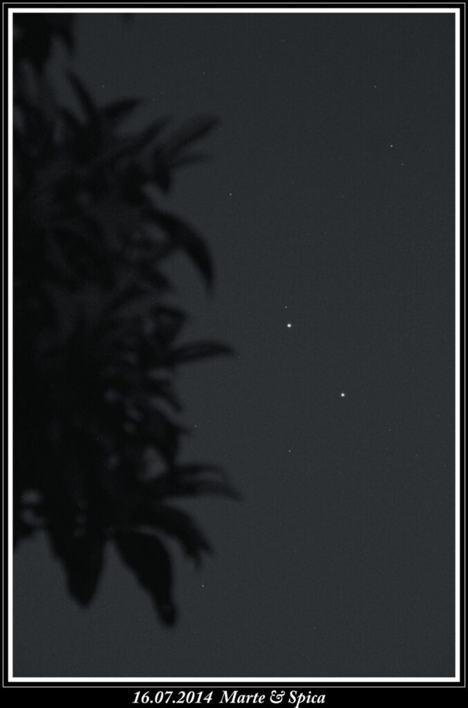 Congiunzione Marte -Spica