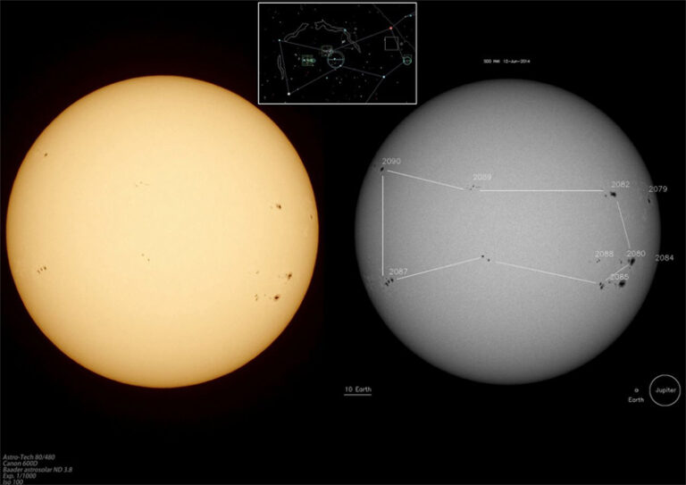 …..ho trovato costellazione di Orione su Sole