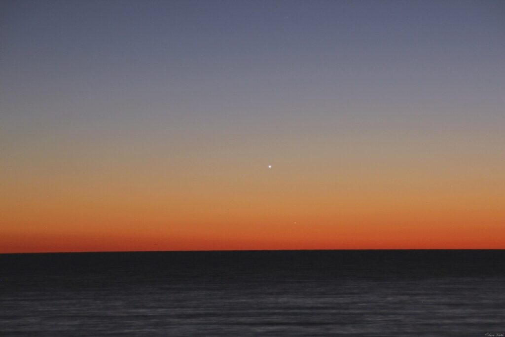 Congiunzione tra Venere e Mercurio