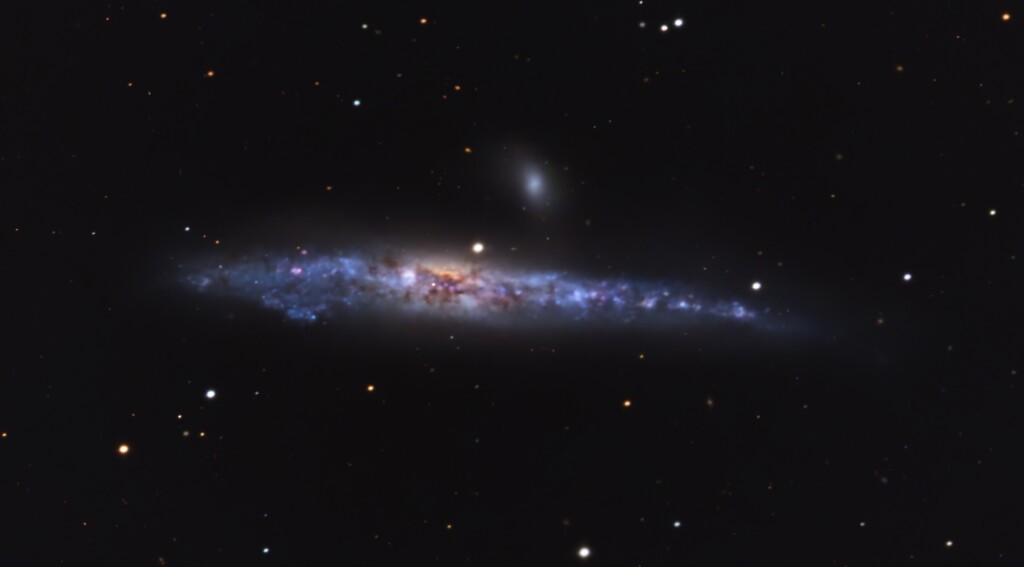 Galassia balena NGC 4631 e NGC 4627