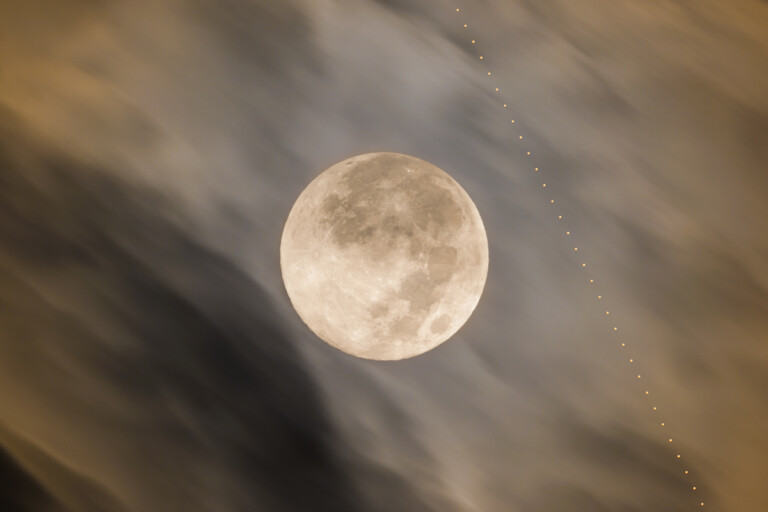 Congiunzione Luna-Marte