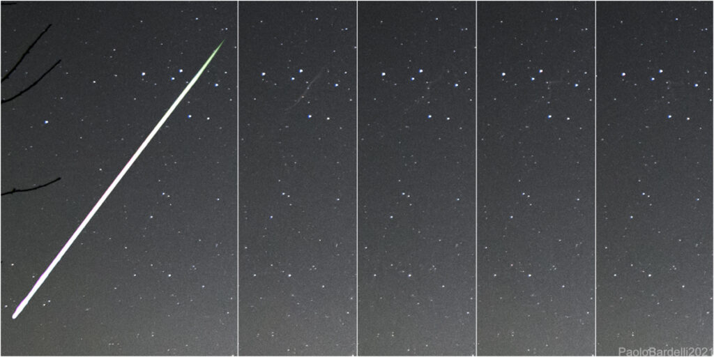 La Geminide più luminosa