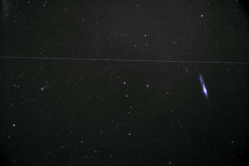 Ngc55 e C/2020 V2 ZTF