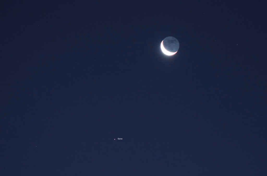 Congiunzione Luna-Spica
