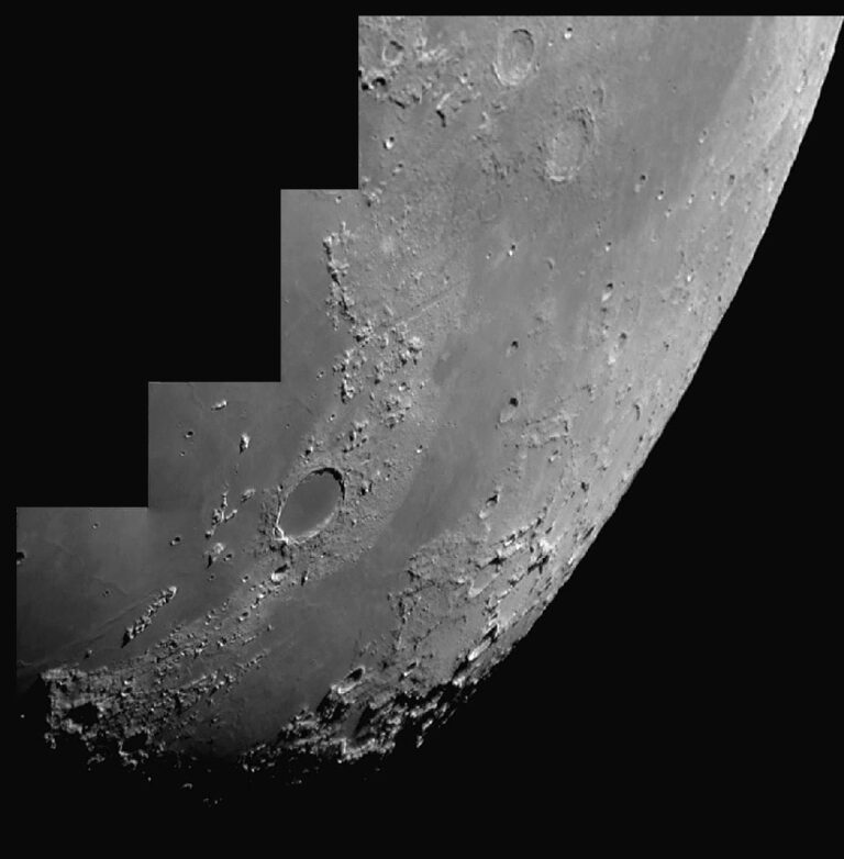 Mosaico Lunare con ll Cratere Plato