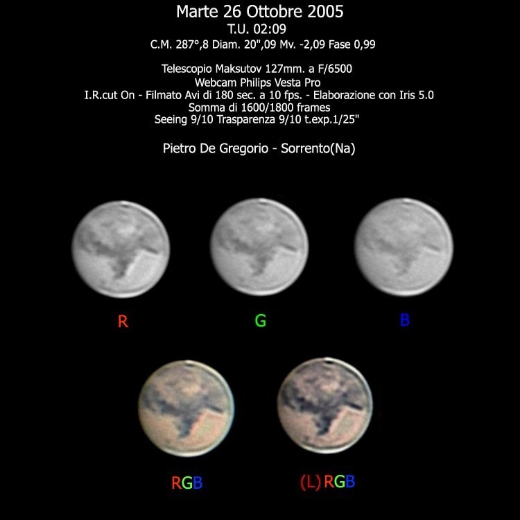 Marte del 26 Ottobre 2005 (Sirtis Major)