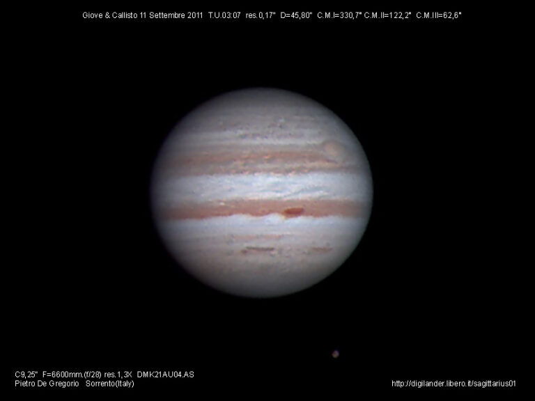 Giove & Callisto 11 Settembre 2011