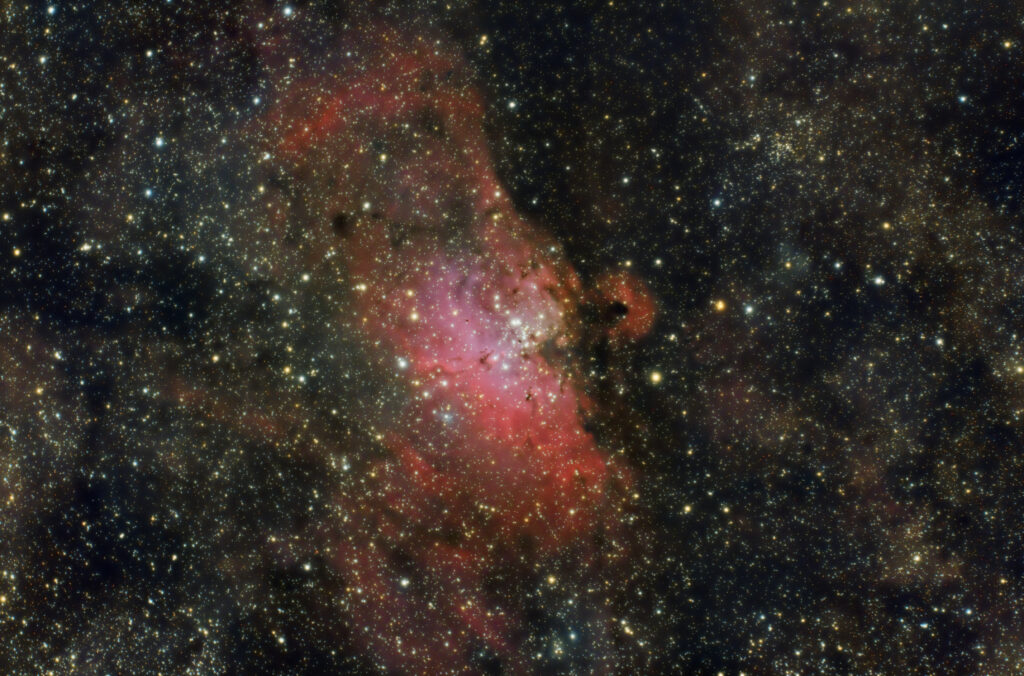 Nebulosa M16 in Serpens Cauda