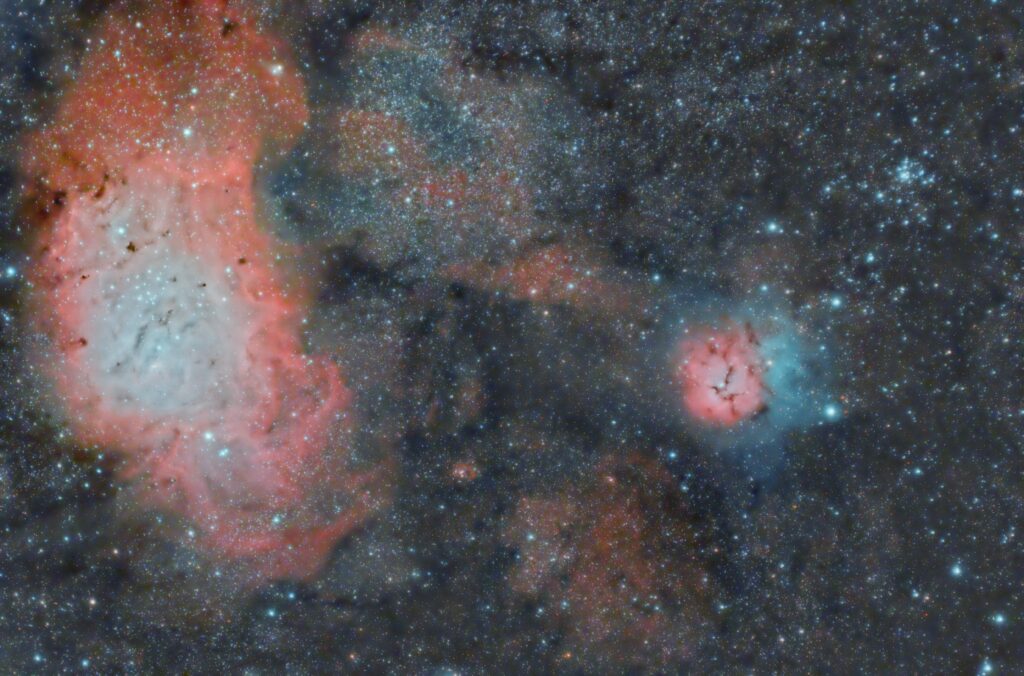 Nebulose nel Sagittario