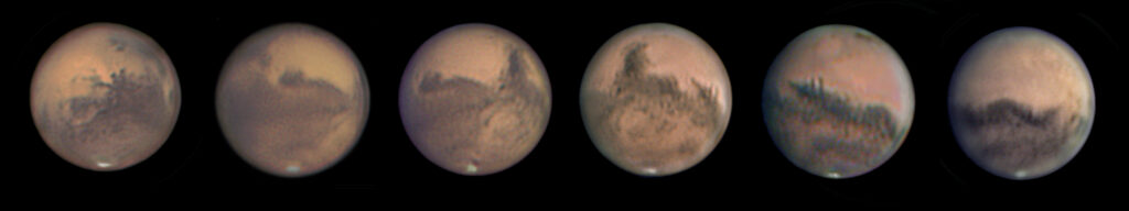 Rotazione completa Marte 2020