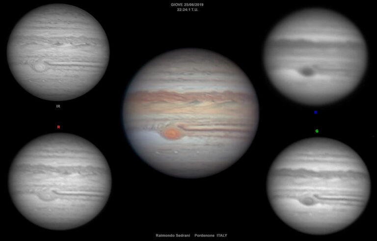 Giove in quadricromia
