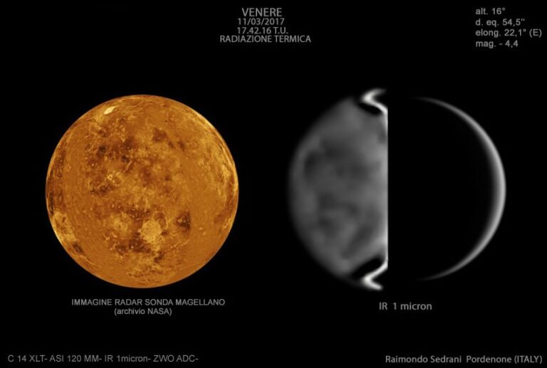 Venere – RADIAZIONE TERMICA