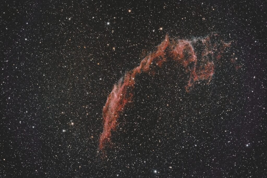 NGC 6992 Veil Nebula, Cygnus, 9 Luglio 2016