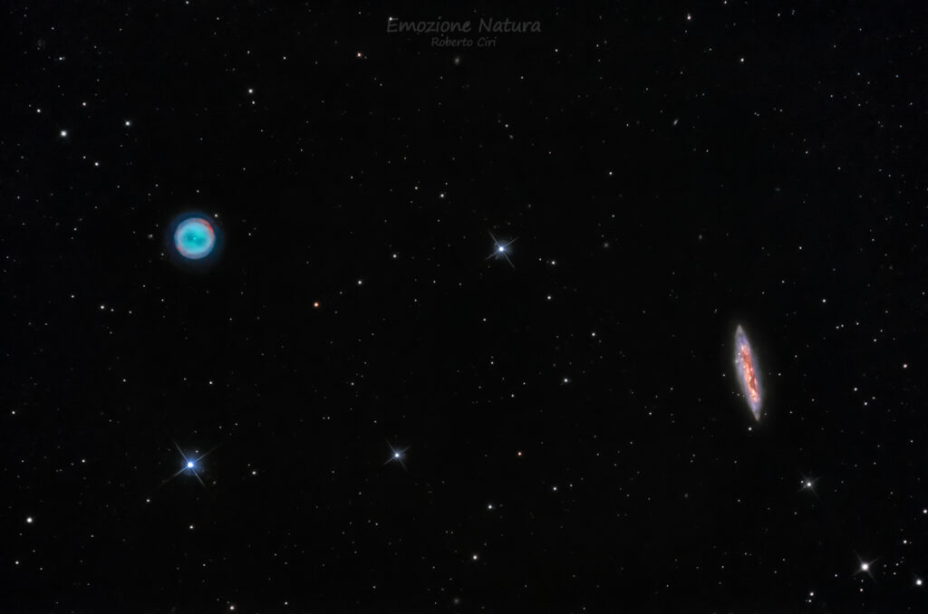 Messier 97 e Messier 108