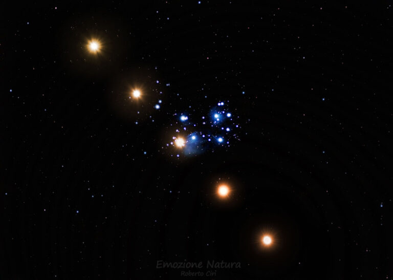 Come un piccolo sole fra le Pleiadi