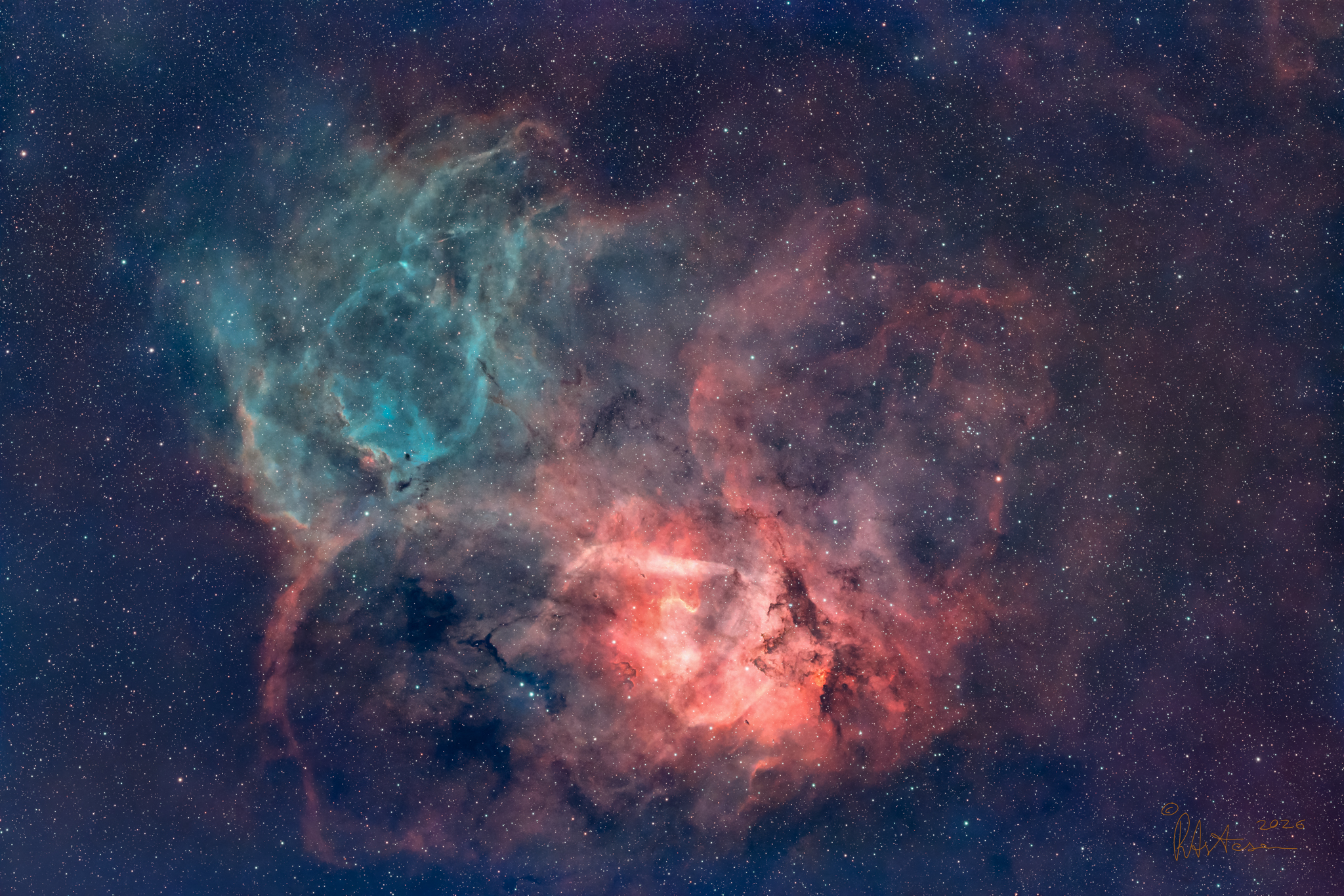 Sh2-132 Lion Nebula