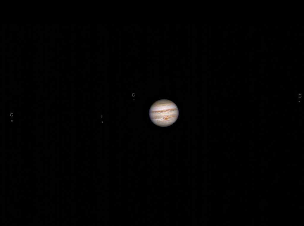 Giove e i satelliti medicei