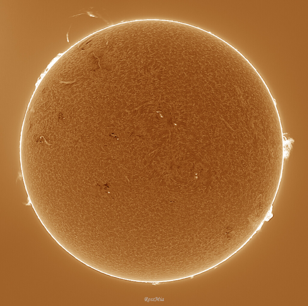 Bellissima protuberanza solare