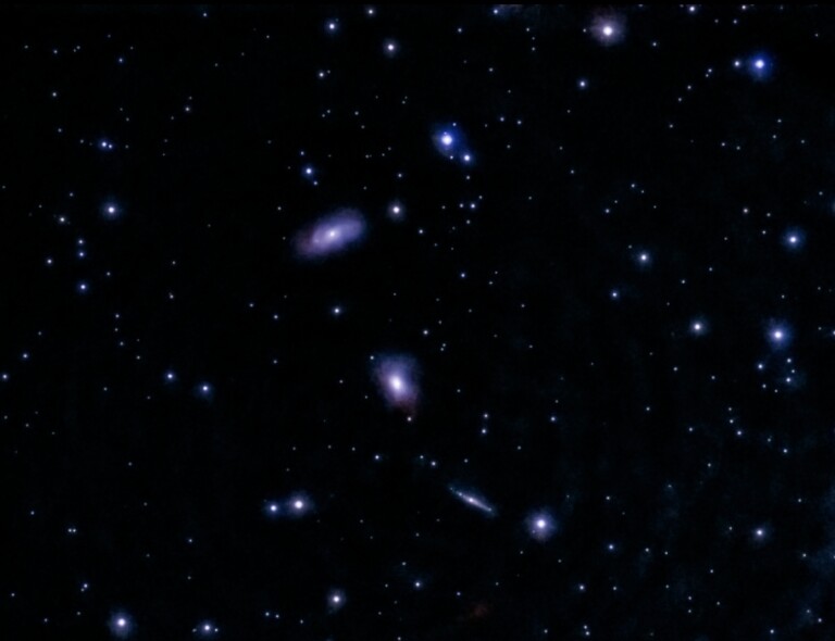 Tripletto di galassie nel Draco