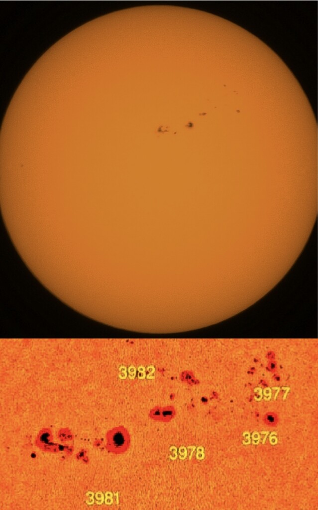 Sole e macchie solari