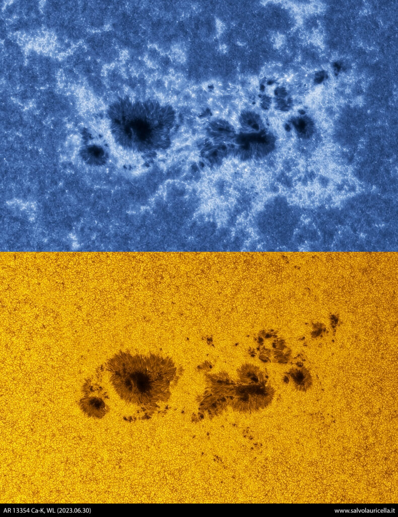 AR 13354 Ca-K/White Light