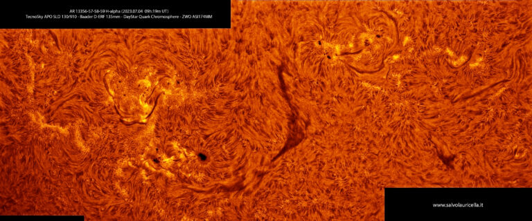 AR 13356-57-58-59 in H-alfa