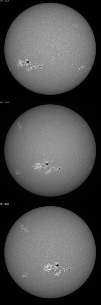 Evoluzione disco solare