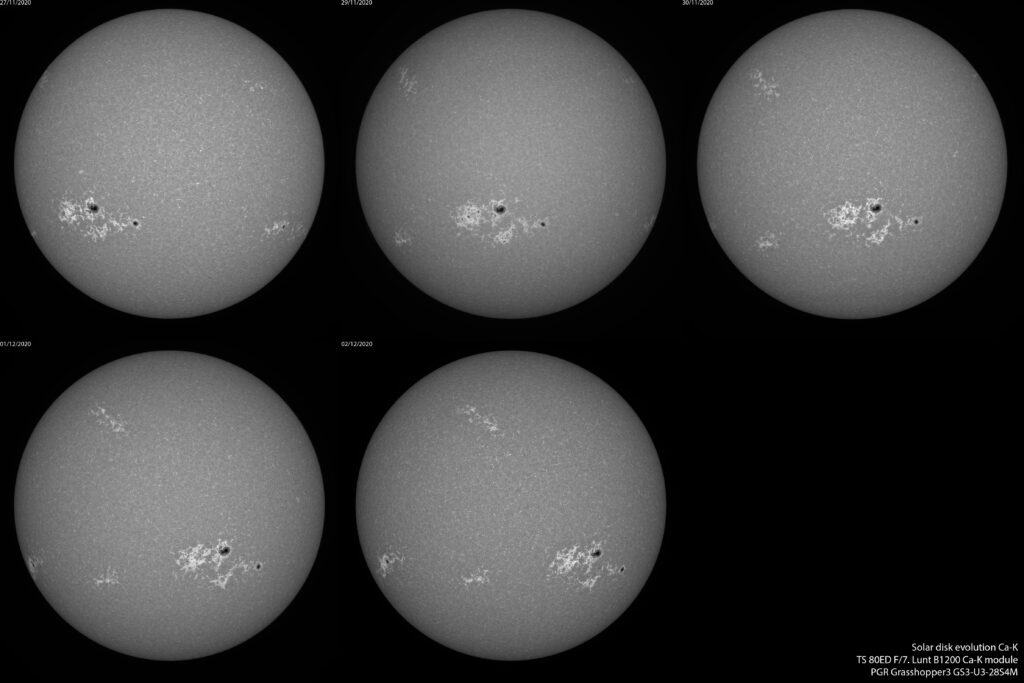 Evoluzione disco solare