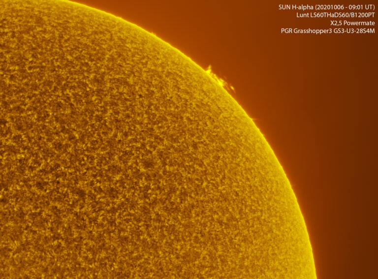 Sole in H-alpha
