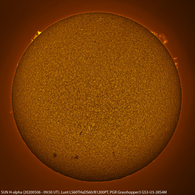 Sole in H-alpha (06/05/2020)