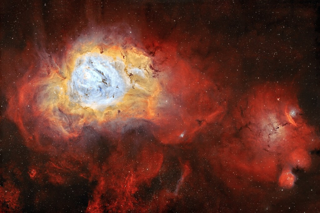 La Laguna e il Complesso Nebulare di IC 4685 in SHO