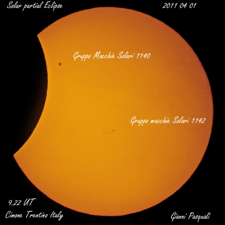 Eclissi parziale di Sole dal Trentino